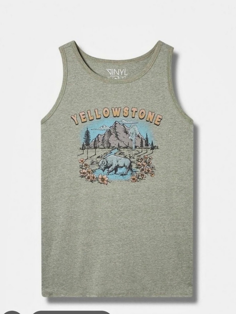 Torrid 2x  Yellowstone Graphic Tank Top in Green